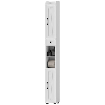 Meuble de salle de bain étroit style champêtre