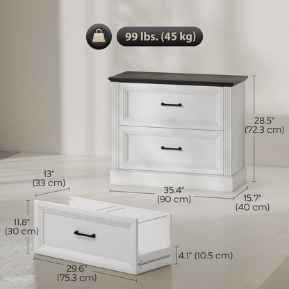 Classeur lateral style champetre