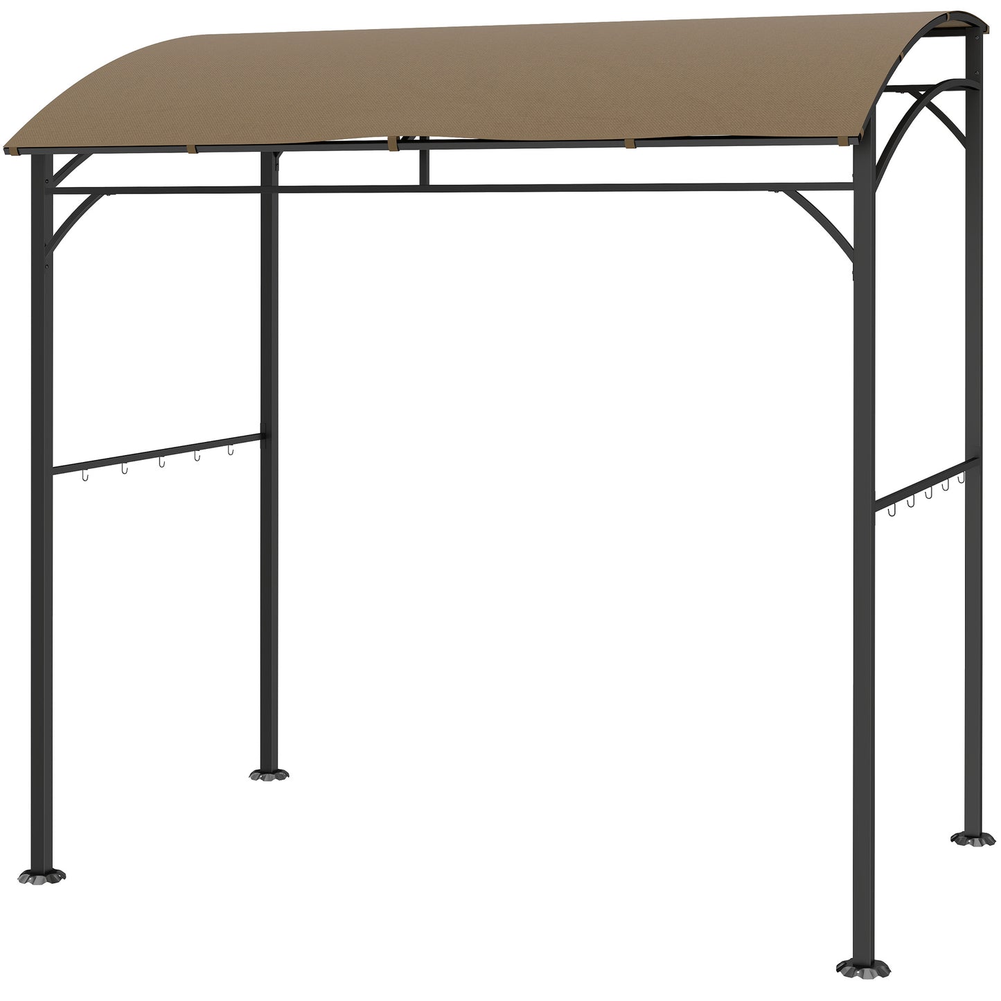 Gazebo BBQ courbé 7' x 5'