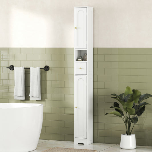 Meuble colonne de salle de bain étroit moderne