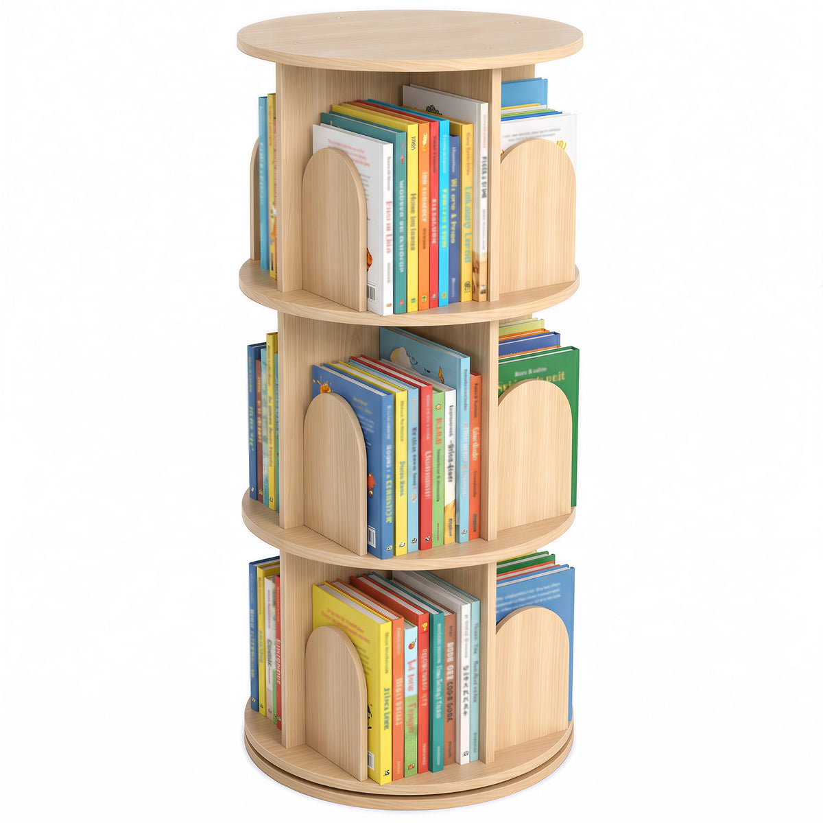Bibliothèque pivotante à 3 niveaux
