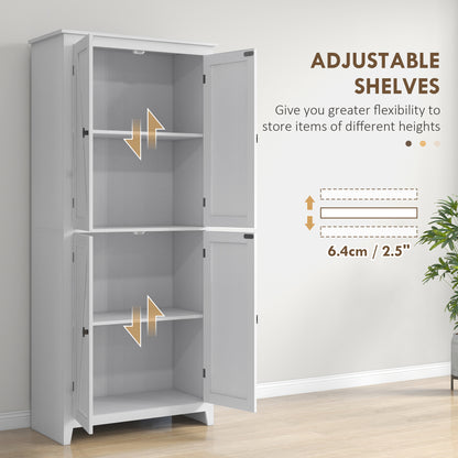 Armoire-garde-manger haute style grange 4 portes
