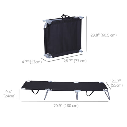 Chaise longue pliante extérieure à dossier réglable
