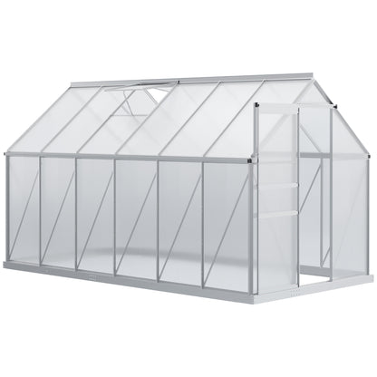 Serre de jardin polycarbonate 183 x 183 x 198 cm