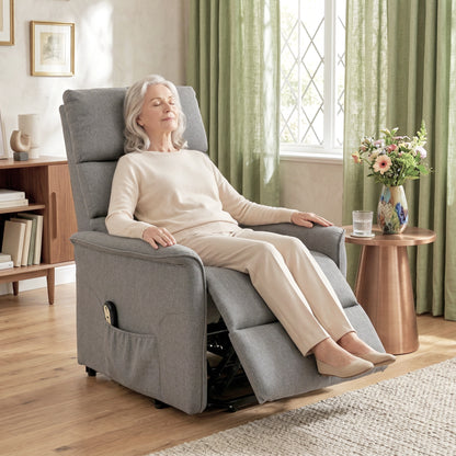Fauteuil releveur électrique à inclinaison avec télécommande