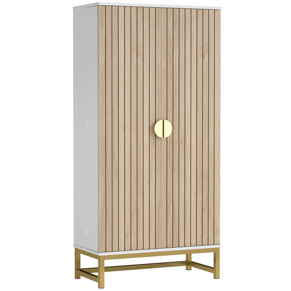Armoire de cuisine autoportante 5 tablettes ajustables