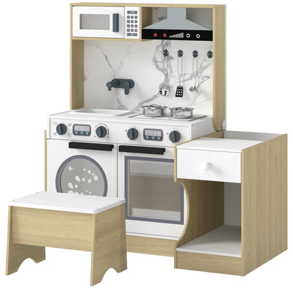 Cuisine jouet 2-en-1 convertible table et chaises