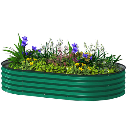 Bac de jardinage surélevé en acier galvanisé