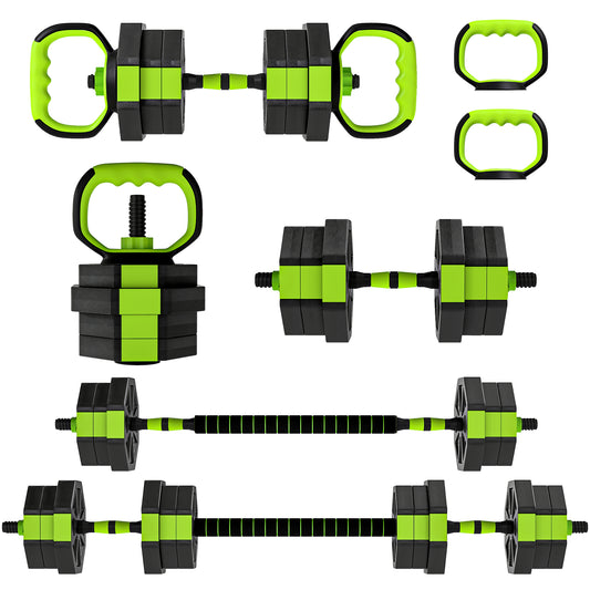 Ensemble d'haltères ajustables 6 en 1 20 kg