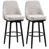 Tabourets de bar pivotants ensemble de 2 extra hauts