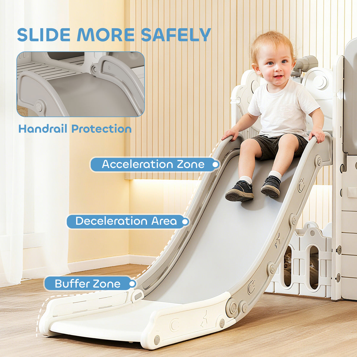 Glissade pour tout-petit 7-en-1 aire de jeux