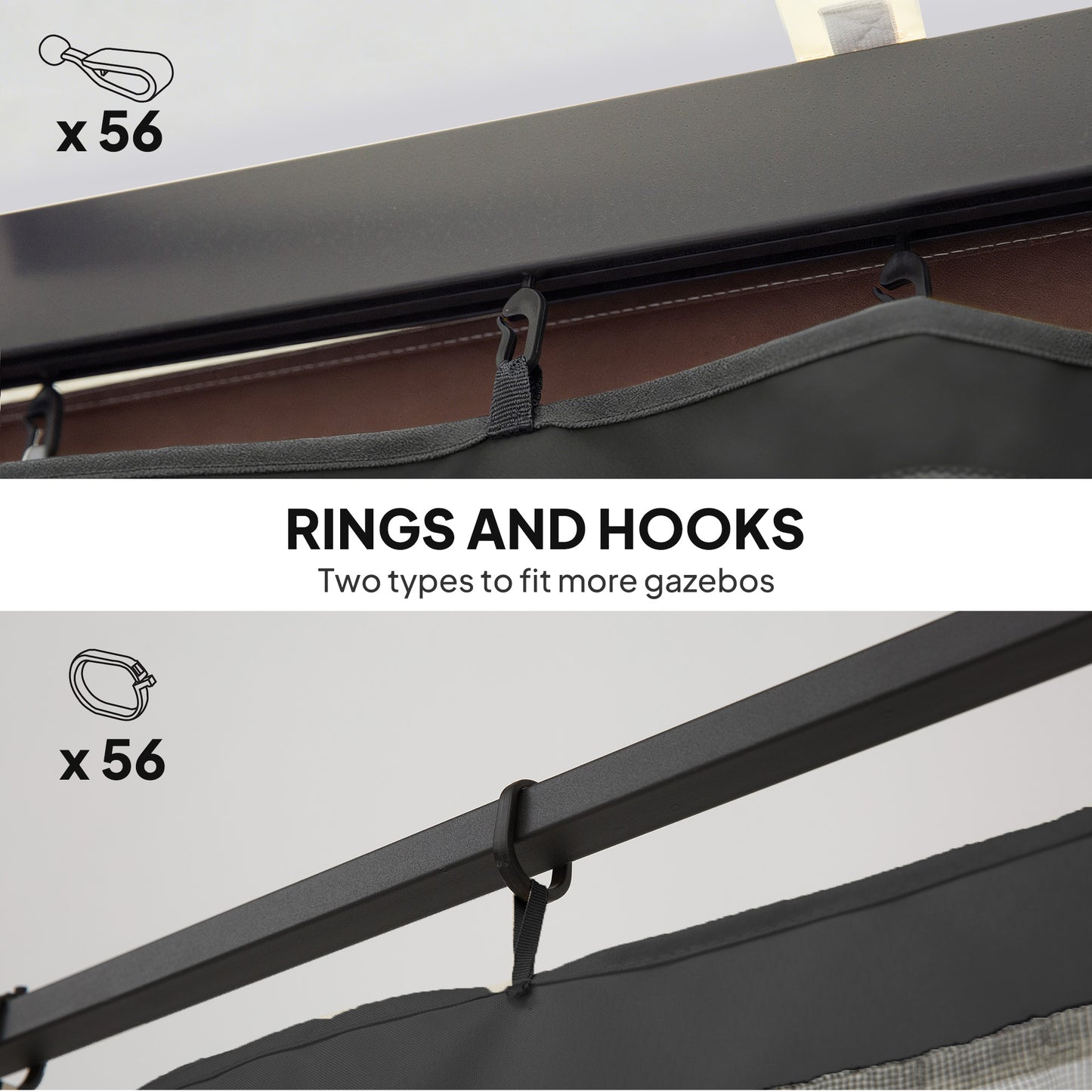 Moustiquaire de remplacement pour gazebo 10' x 13'