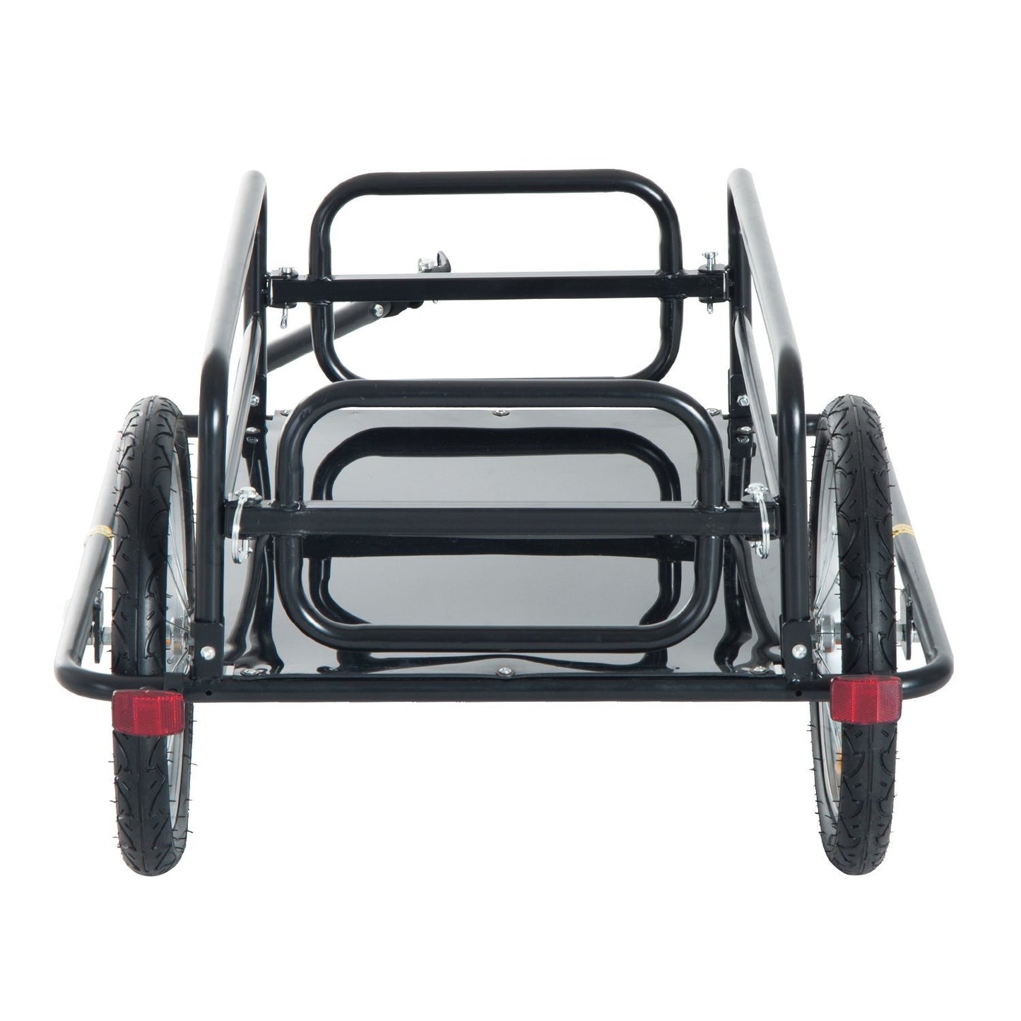 Remorque vélo cargo pliable acier robuste