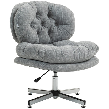 Chaise de bureau sans accoudoirs siège large rembourré