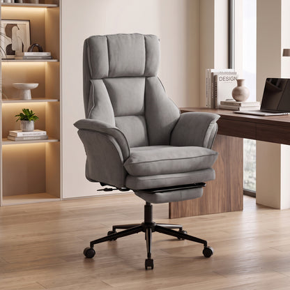 Chaise de bureau ergonomique inclinable avec repose-pieds