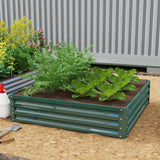 Jardinière surélevée acier galvanisé 120x120x30cm