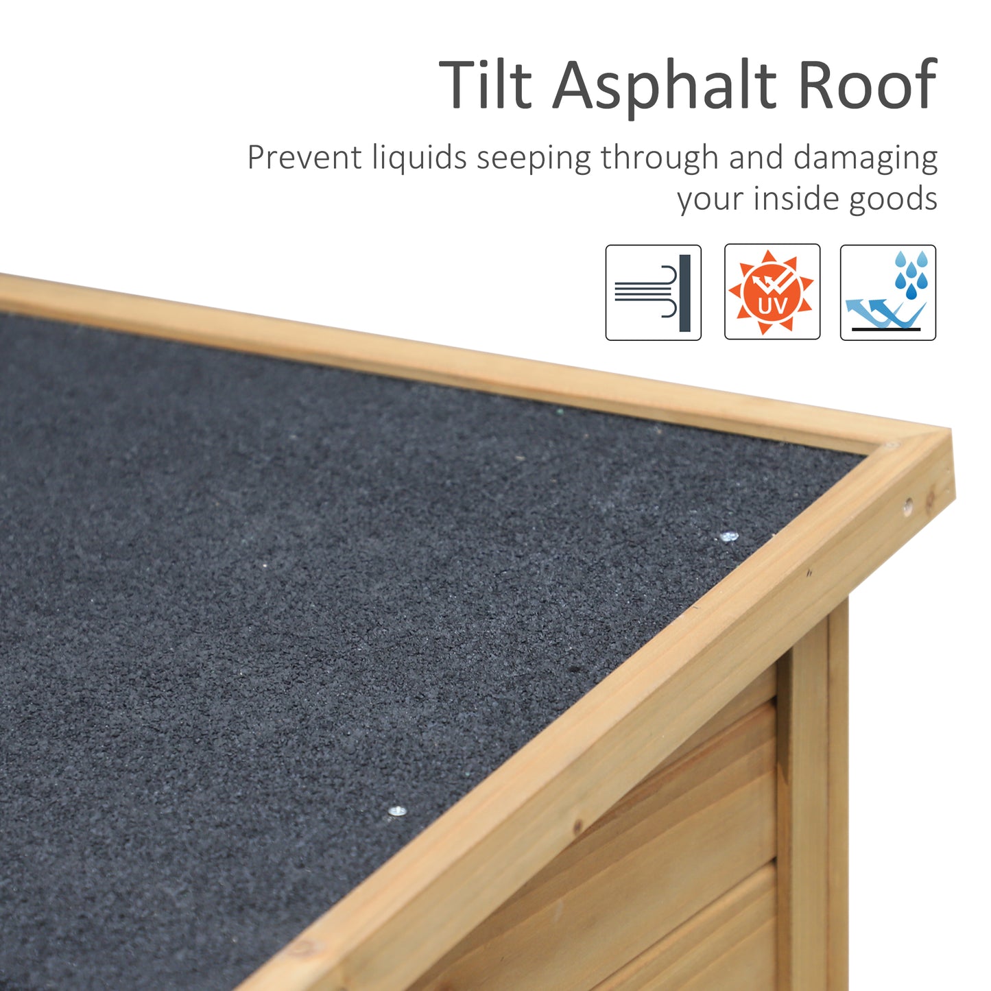 Remise de jardin en bois avec 2 portes et tablettes