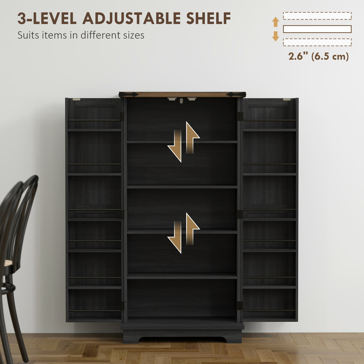 Armoire de cuisine style champêtre