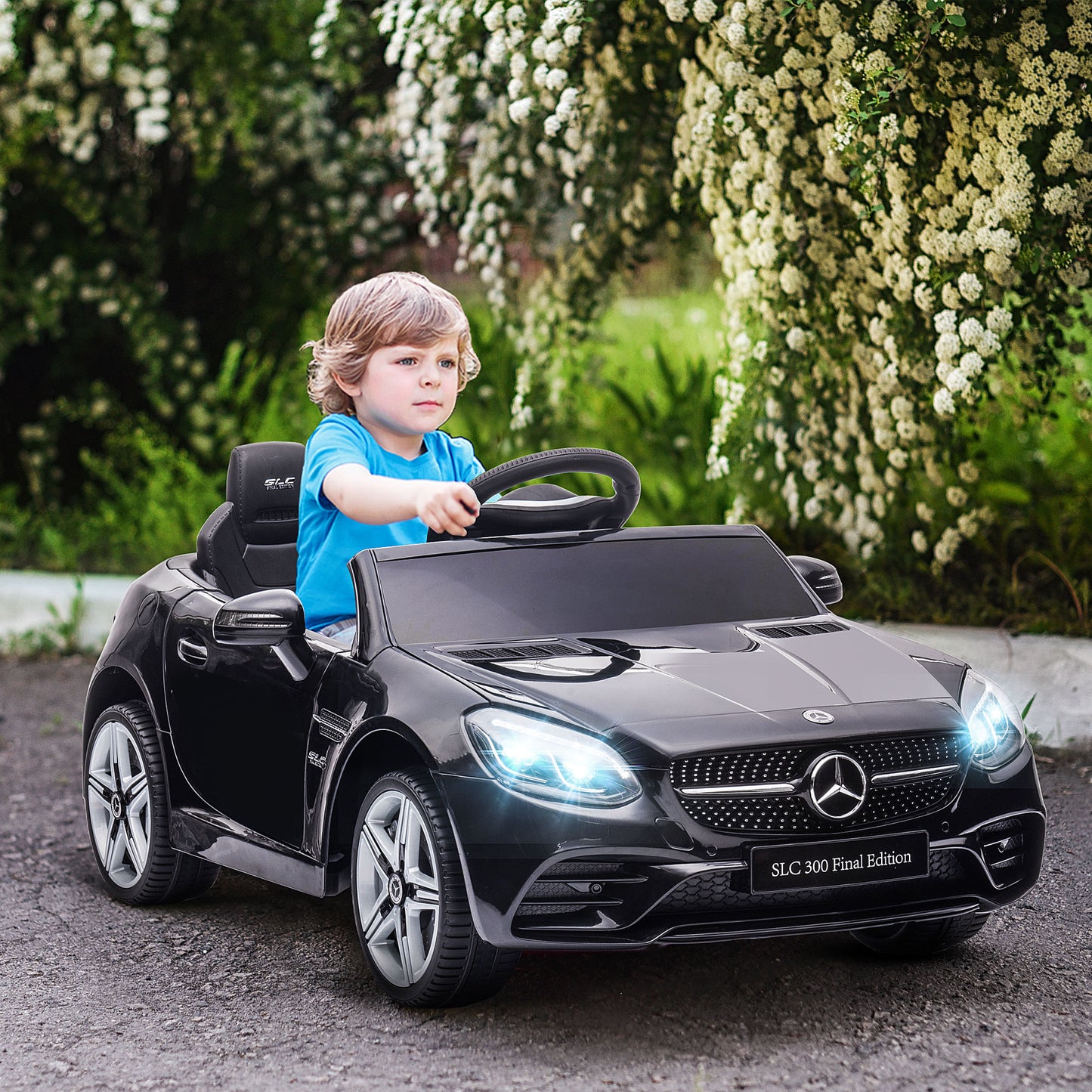 Voiture électrique enfant télécommande parentale double moteur 3-6 ans