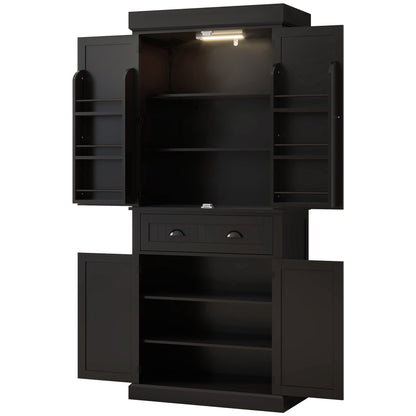 Armoire de cuisine garde-manger éclairage LED