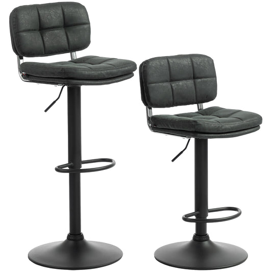 Ensemble de 2 tabourets de bar pivotants
