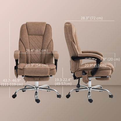 Chaise bureau massage inclinable avec repose-pieds ajustable