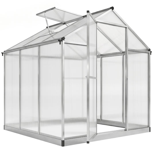 Serre de jardin polycarbonate 183 x 244 x 195 cm