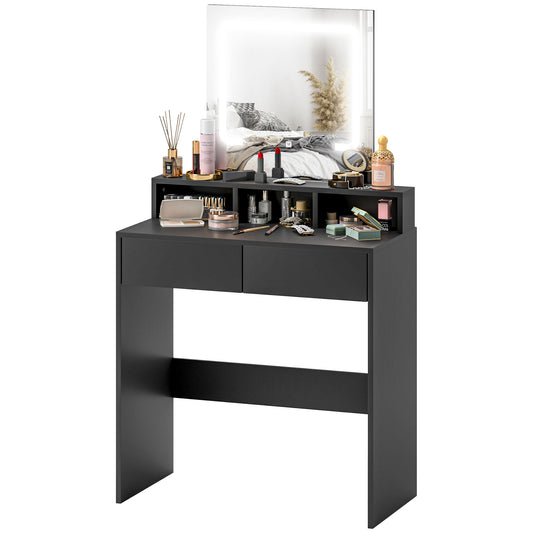 Coiffeuse avec miroir et rangement