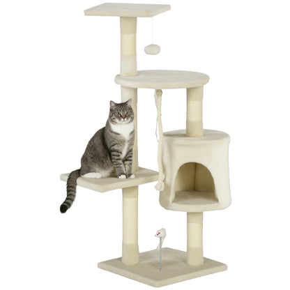 Arbre à chat multiétage avec griffoirs en sisal