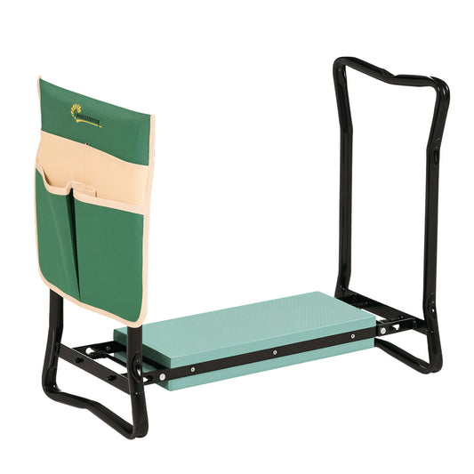 Agenouilloir de jardin pliable avec coussin mousse EVA