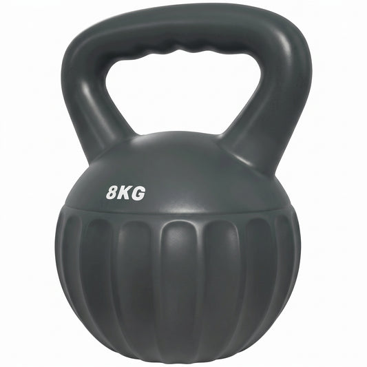 Kettlebell poignée antidérapante musculation 8 kg