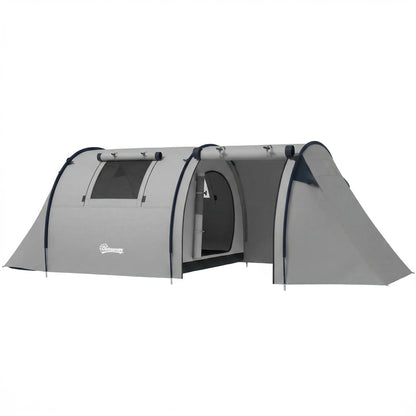 Tente de camping 2 pièces 3-4 personnes imperméable
