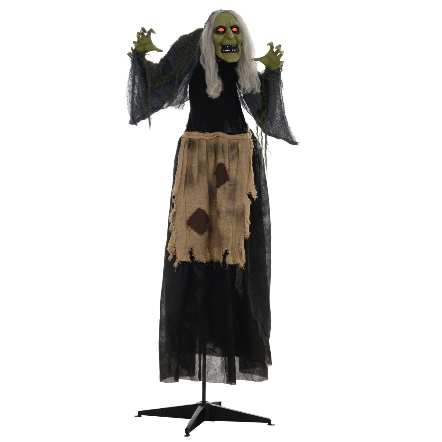 Décoration Halloween animée sorcière sons activés