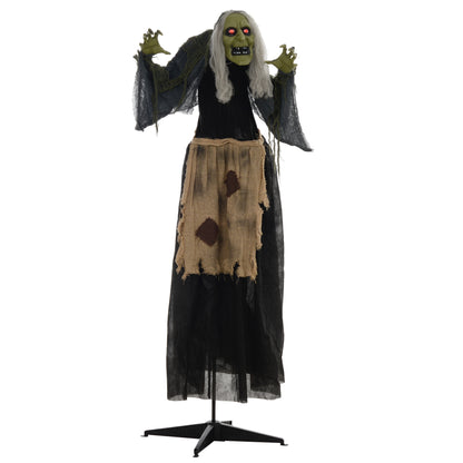 Décoration Halloween animée sorcière sons activés