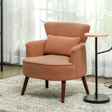 Fauteuil d'appoint moderne en velours côtelé