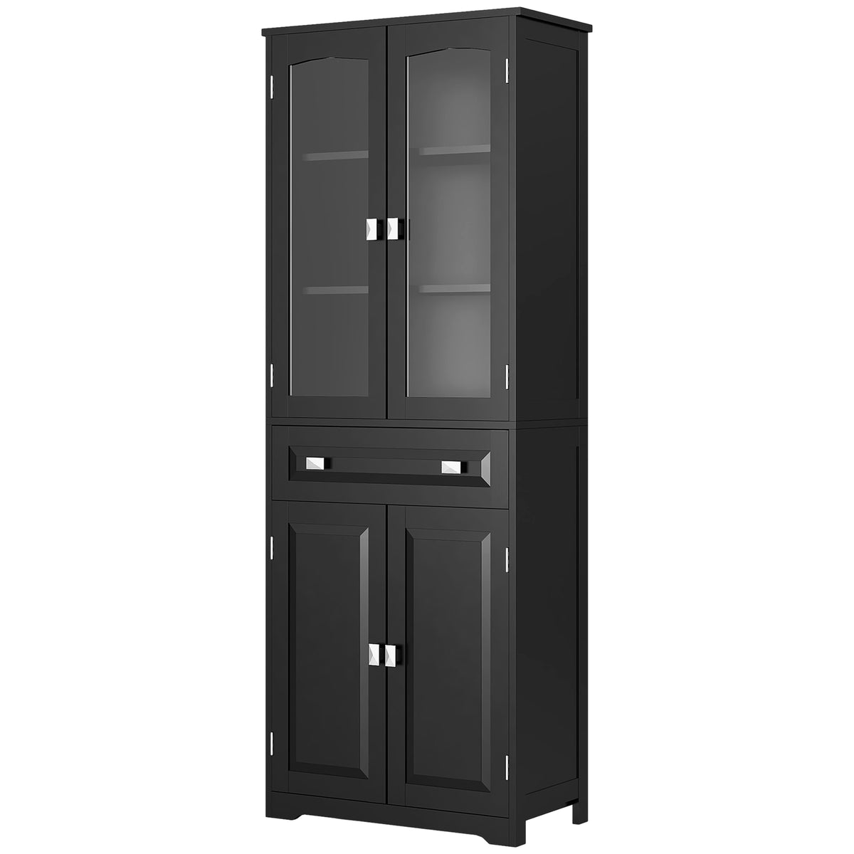 Armoire Pantry 4 portes 160 cm rangement cuisine