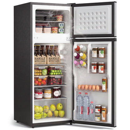 Mini-réfrigérateur compact avec congélateur double zone 218 L