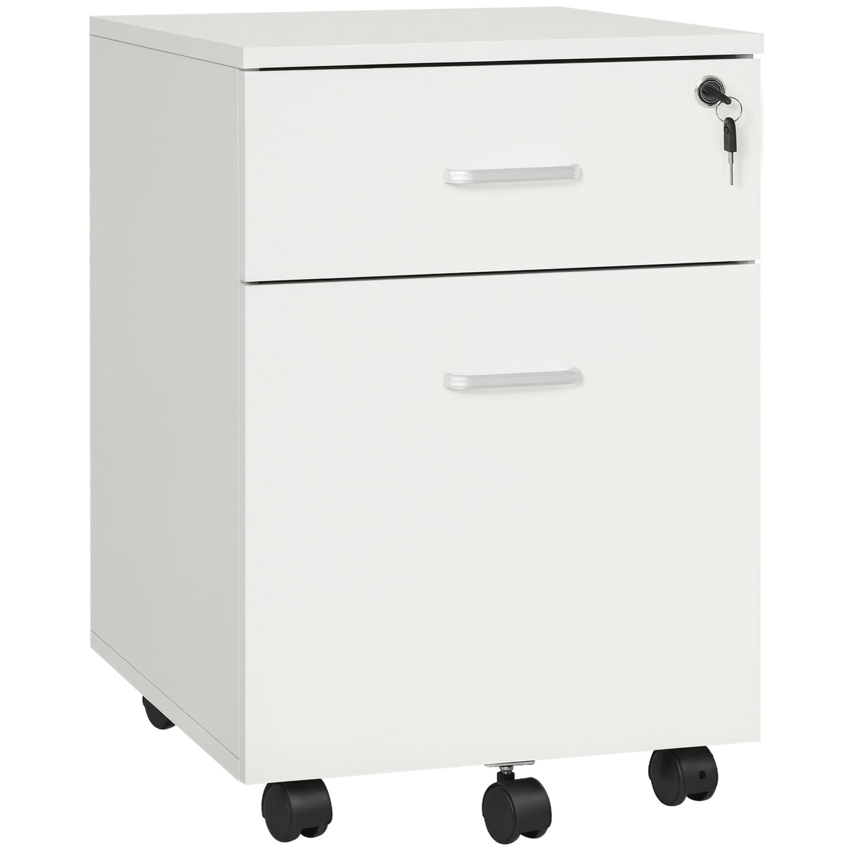 Caisson de bureau mobile verrouillable