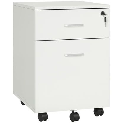 Caisson de bureau mobile verrouillable