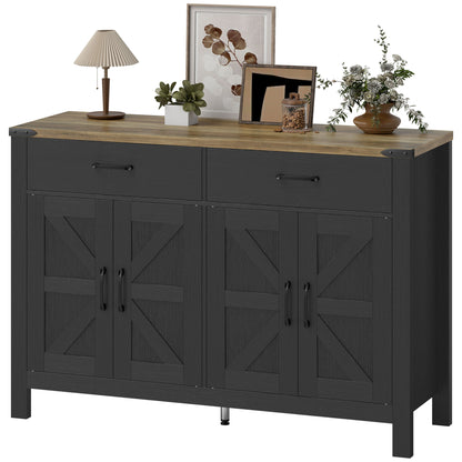 Buffet bahut style campagnard à portes de grange
