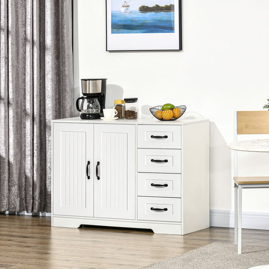 Buffet de cuisine moderne avec rangement