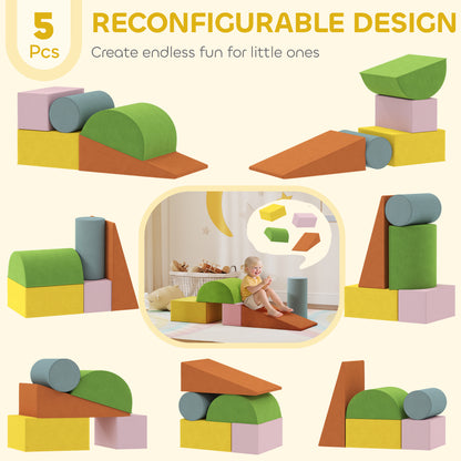 Ensemble de blocs d'escalade en mousse