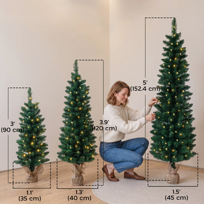 Arbre de Noel crayon artificiel — Lot de 3