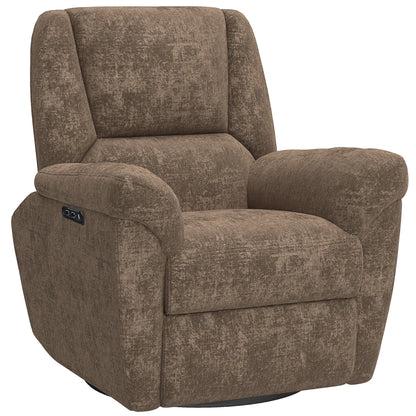 Fauteuil inclinable électrique pivotant et berçant en chenille