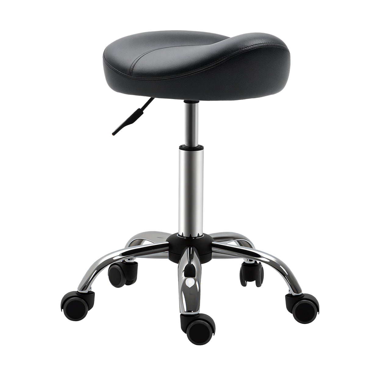 Tabouret selle ergonomique ajustable à roulettes