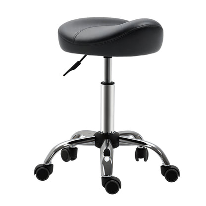 Tabouret selle ergonomique ajustable à roulettes