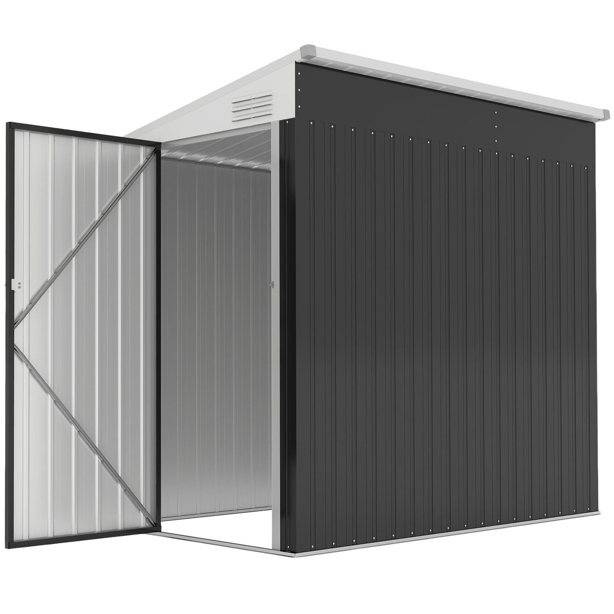 Remise de rangement extérieure verticale à double porte