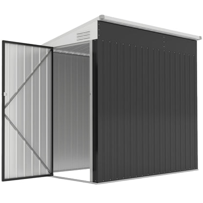 Remise de rangement extérieure verticale à double porte