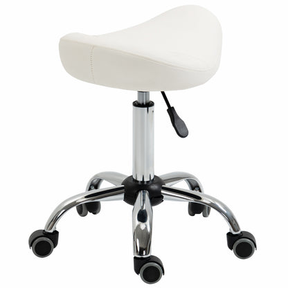 Tabouret selle ergonomique ajustable à roulettes