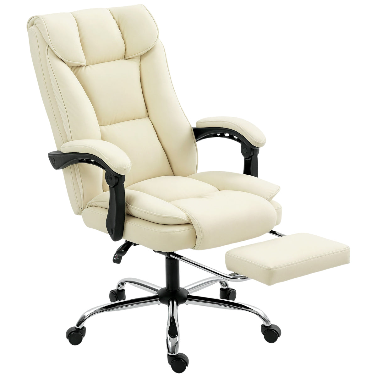 Chaise de bureau ergonomique avec repose-pieds